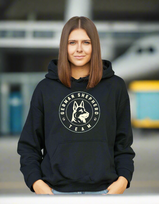 German Shepherd Team Logo- Hoodie