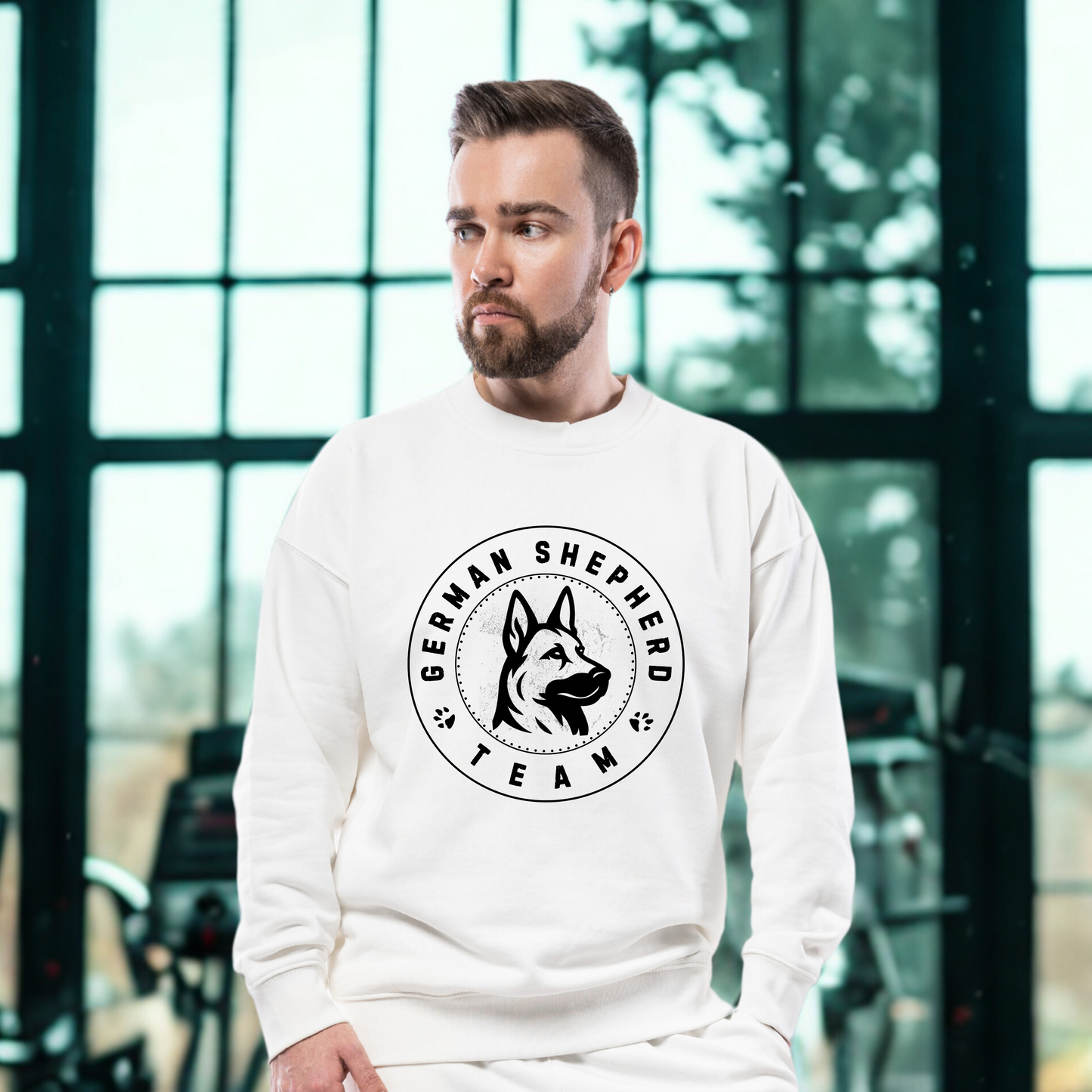 German Shepherd Team Logo- Sweatshirt