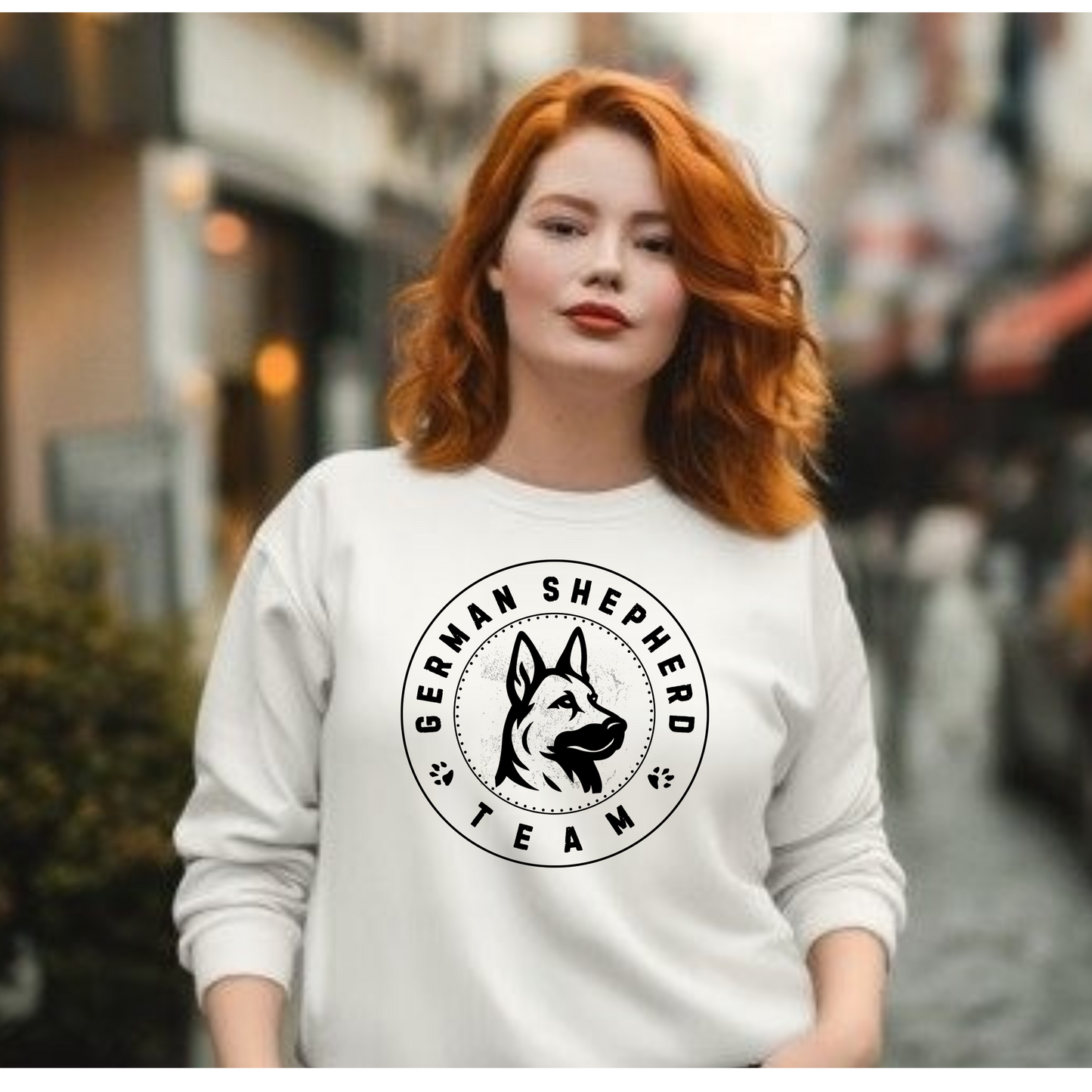 German Shepherd Team Logo- Sweatshirt