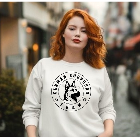 German Shepherd Team Logo- Sweatshirt