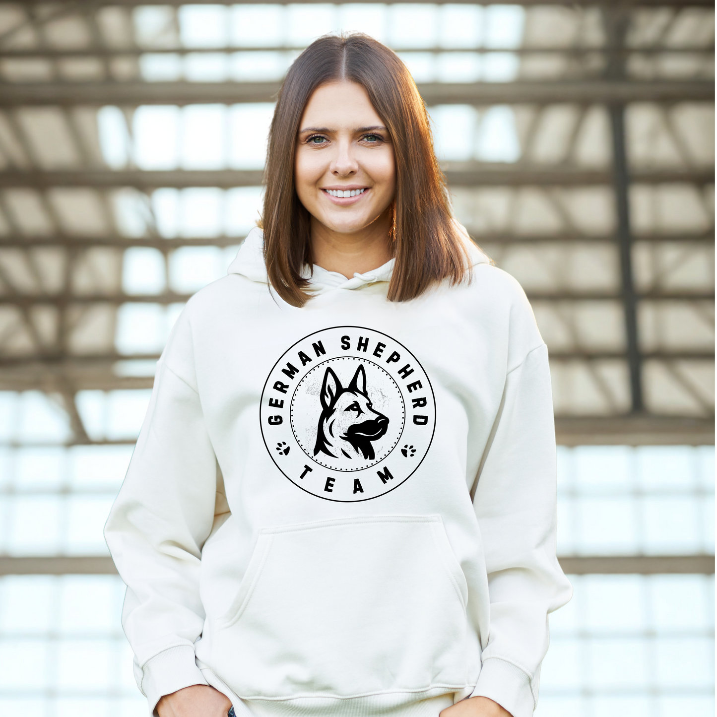 German Shepherd Team Logo- Hoodie