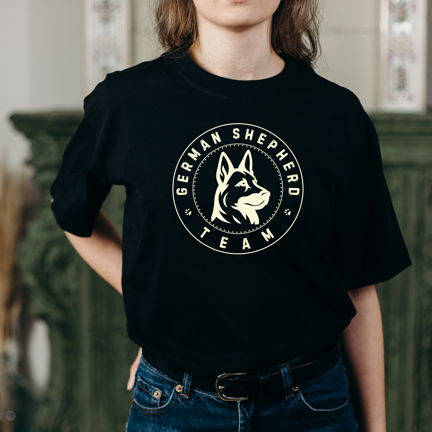 German Shepherd Team Logo- T-shirt