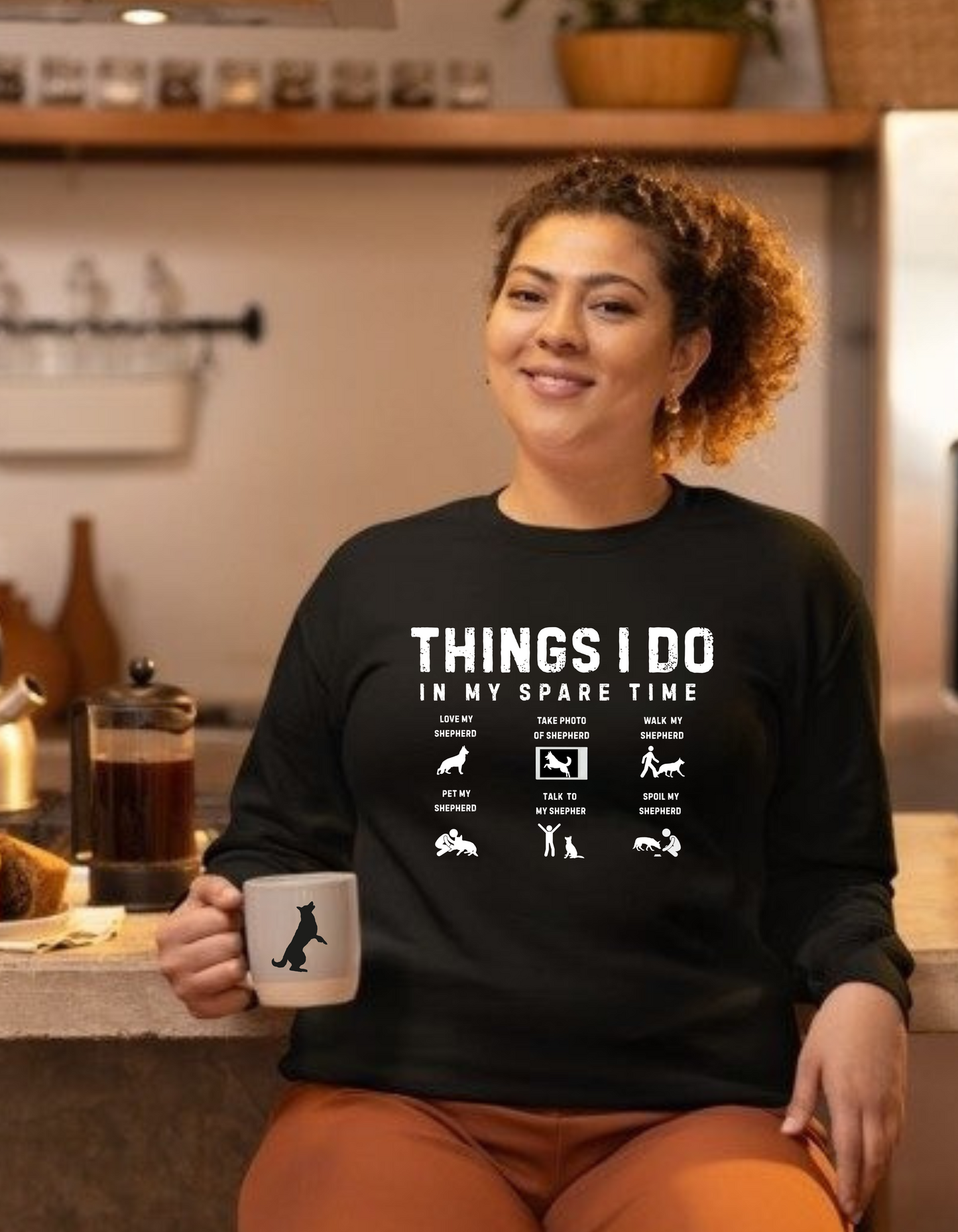Things I Do In My Spare Time- Funny Sweatshirt for Dog Lover