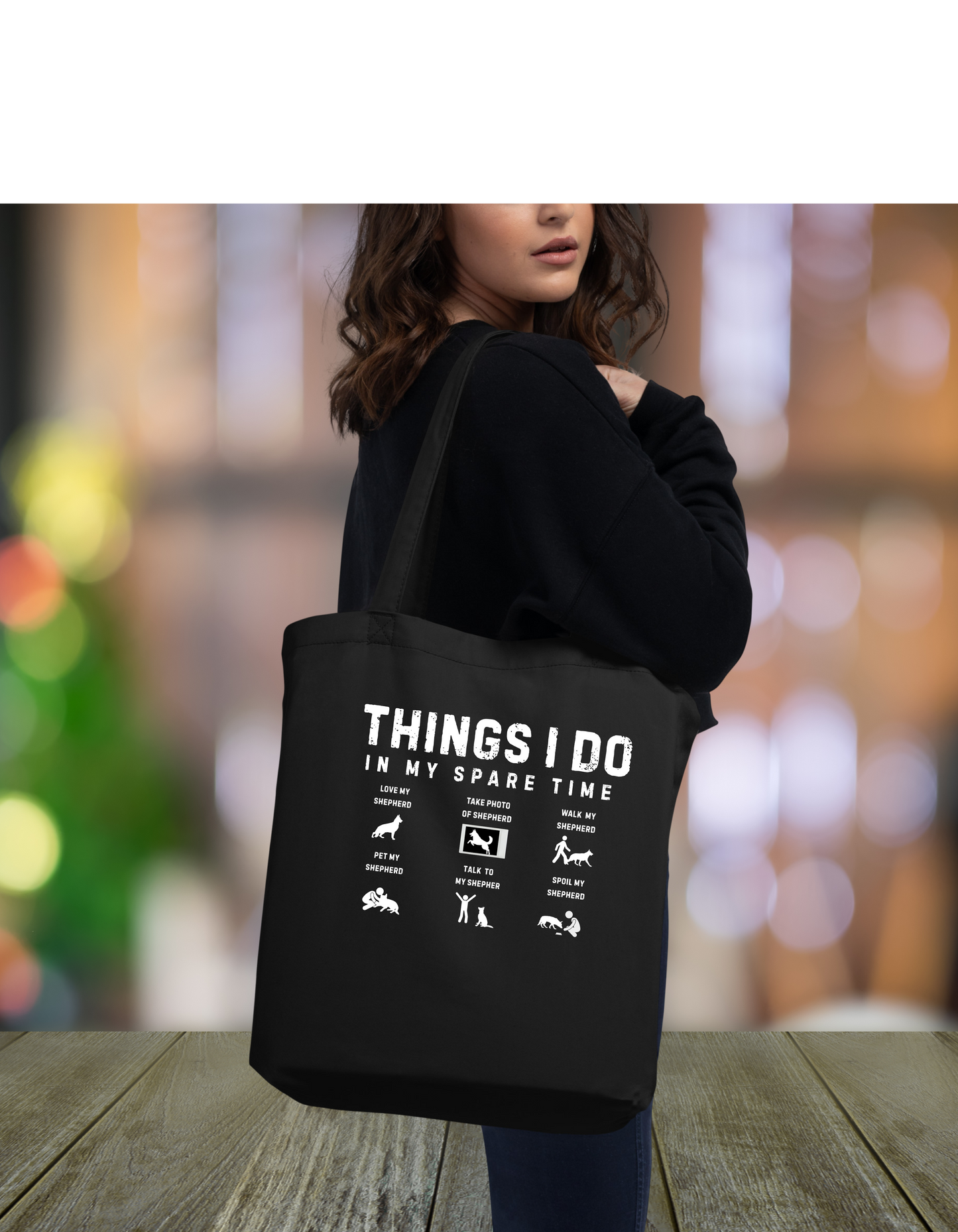 Things I Do In My Spare Time- Eco Tote Bag for Dog Lovers