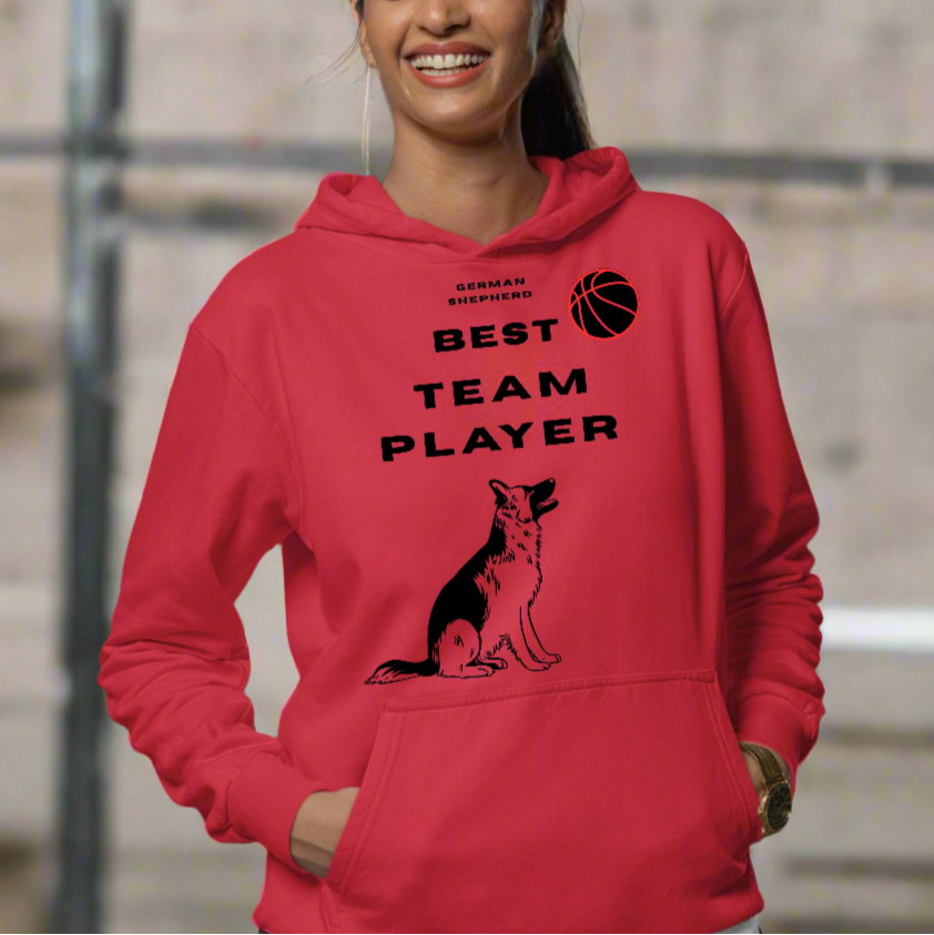 German Shepherd Best Team Player- Hoodie