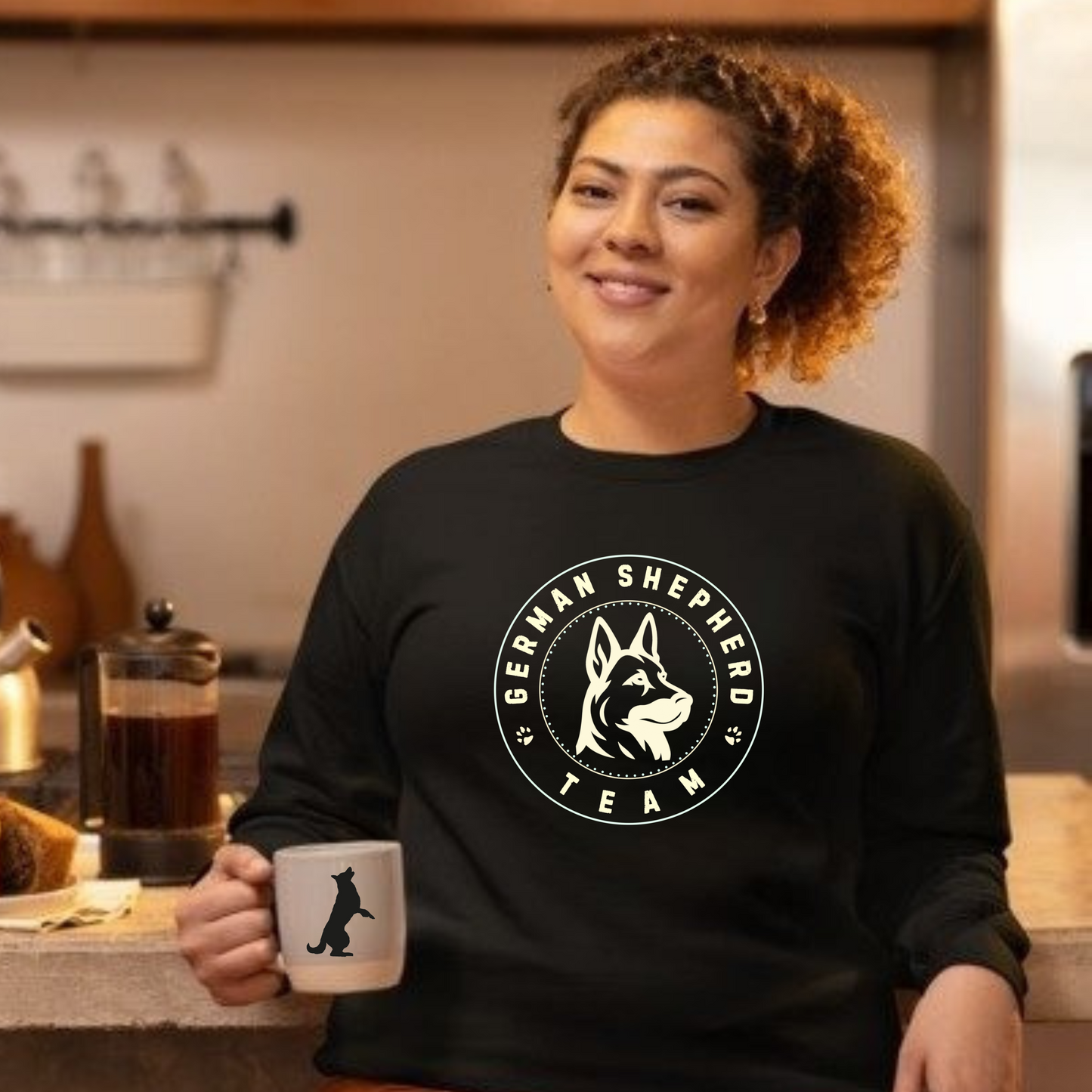German Shepherd Team Logo- Sweatshirt