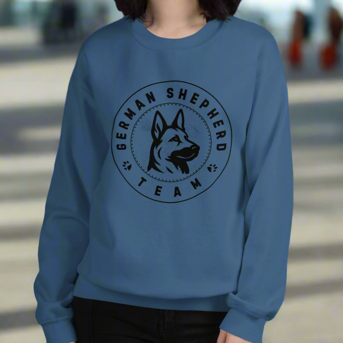 German Shepherd Team Logo- Sweatshirt