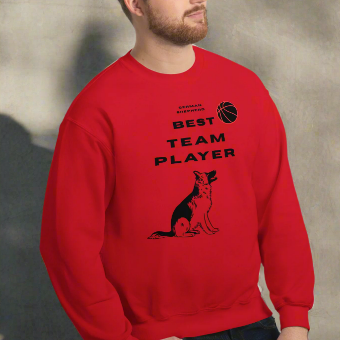 German Shepherd Best Team Player- Sweatshirt