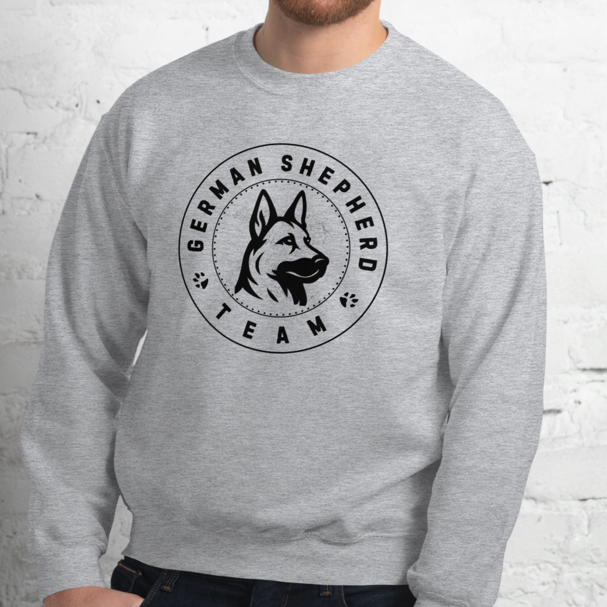 German Shepherd Team Logo- Sweatshirt
