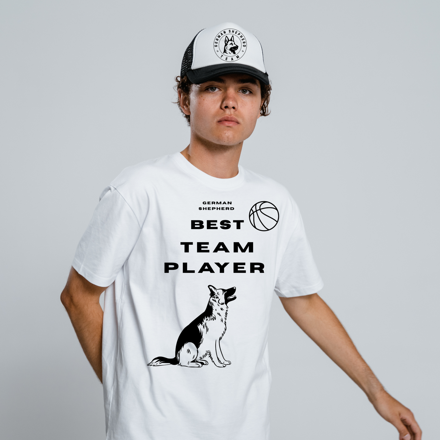 German Shepherd Best Team Player- T-shirt