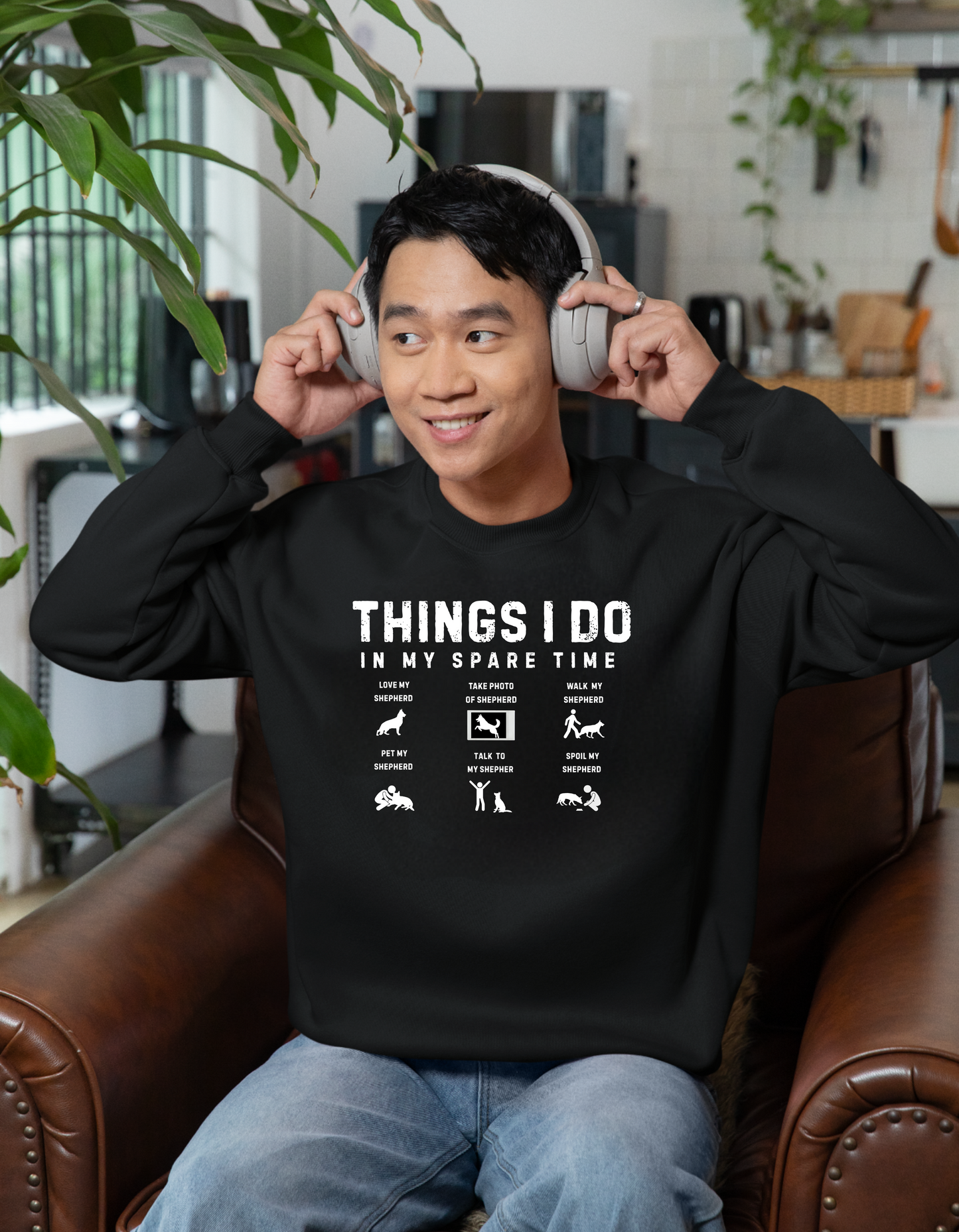 Things I Do In My Spare Time- Funny Sweatshirt for Dog Lover