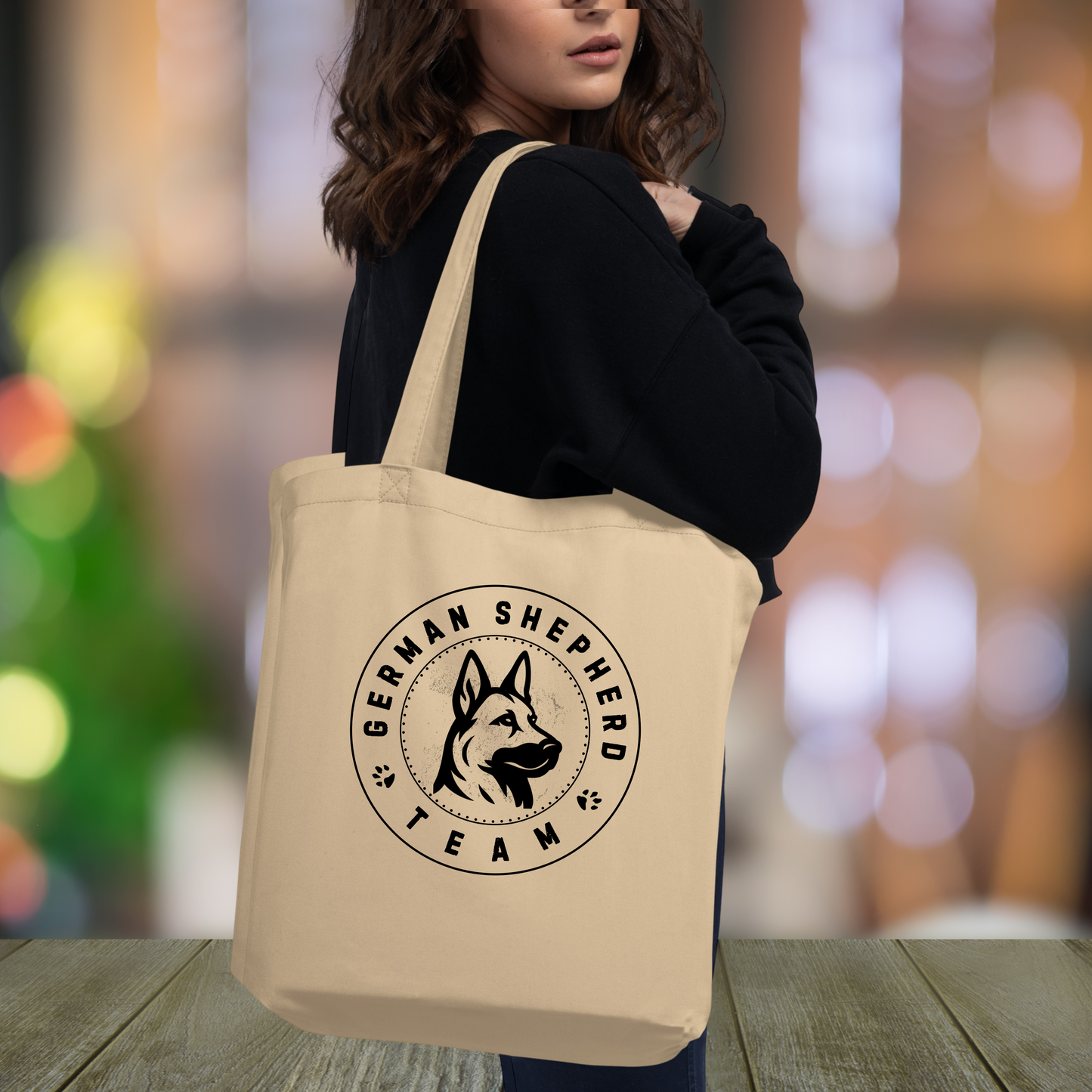 German Sherherd Team Logo- Eco Tote Bag