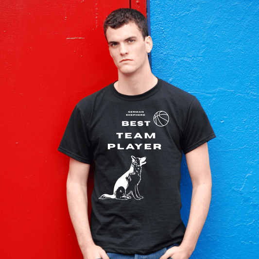 German Shepherd Best Team Player- T-shirt