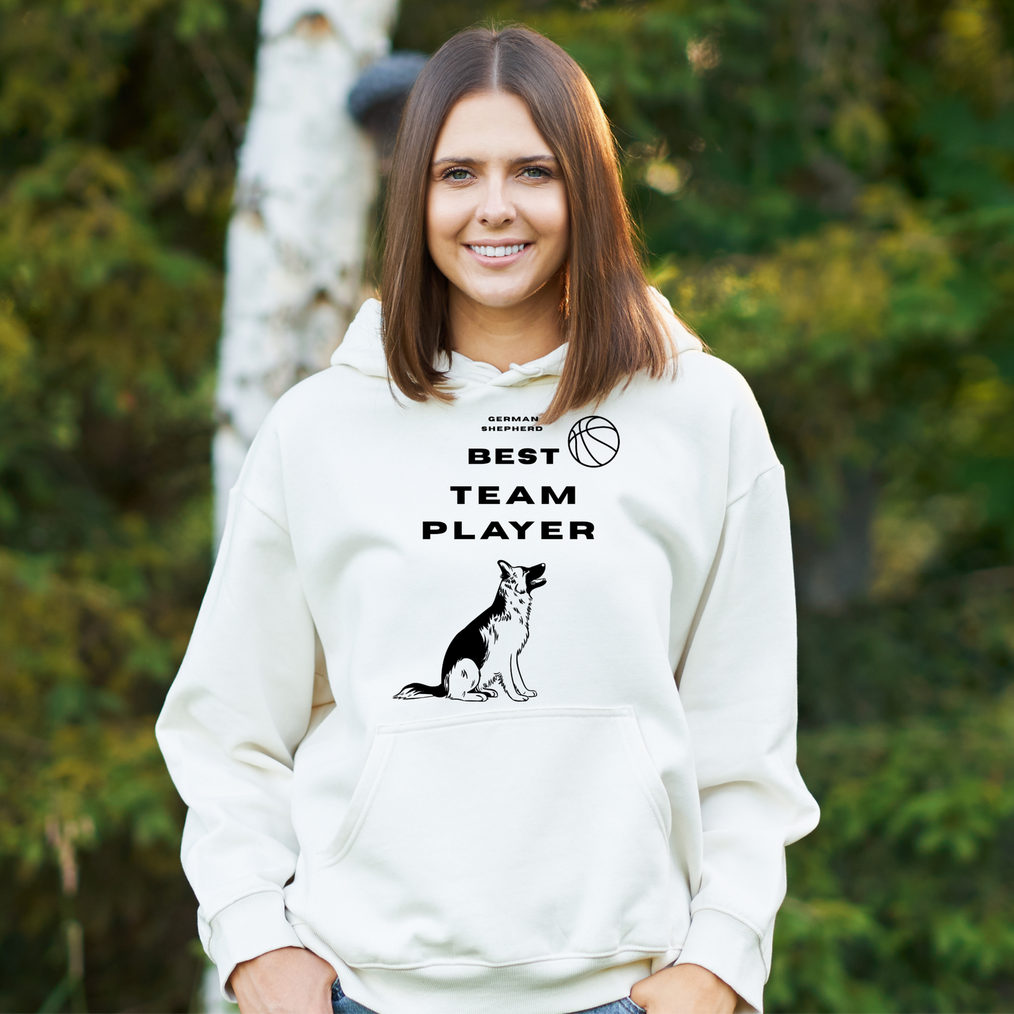 German Shepherd Best Team Player- Hoodie