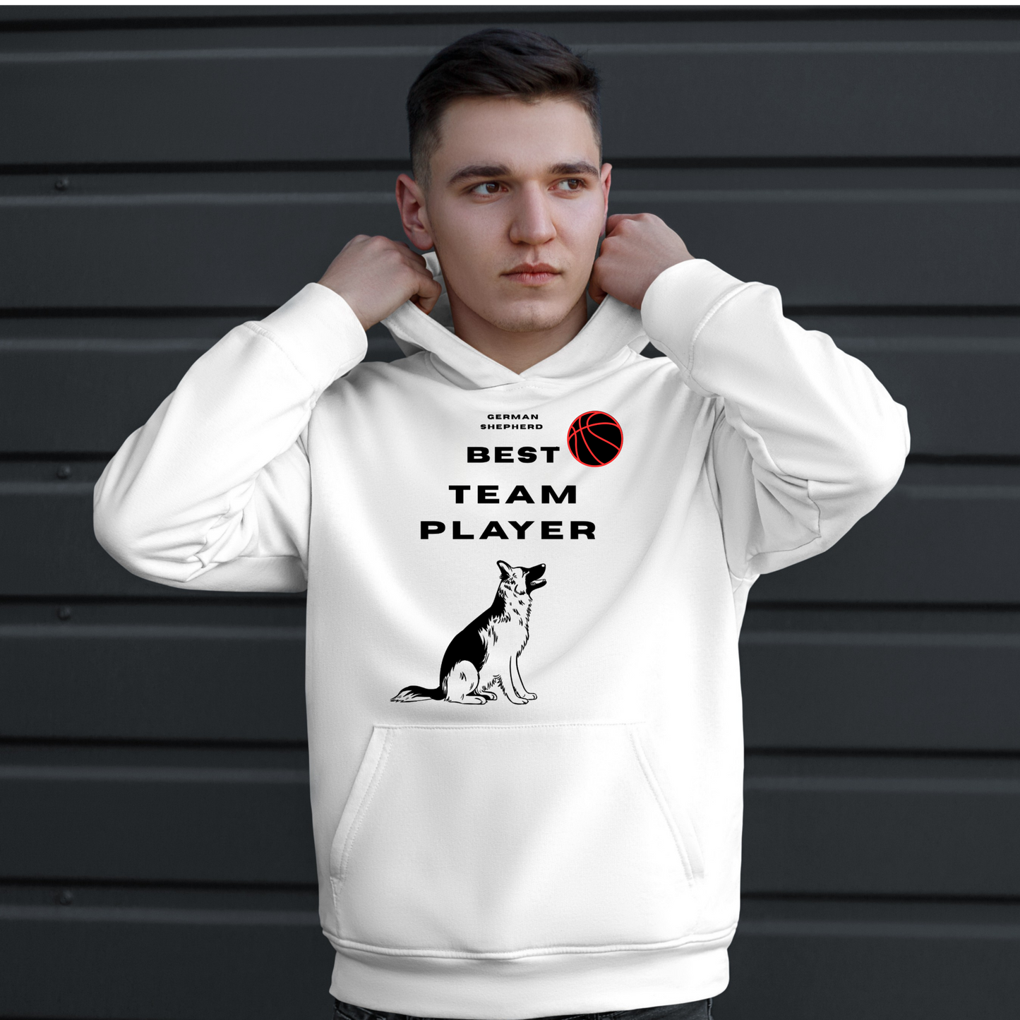 German Shepherd Best Team Player- Hoodie
