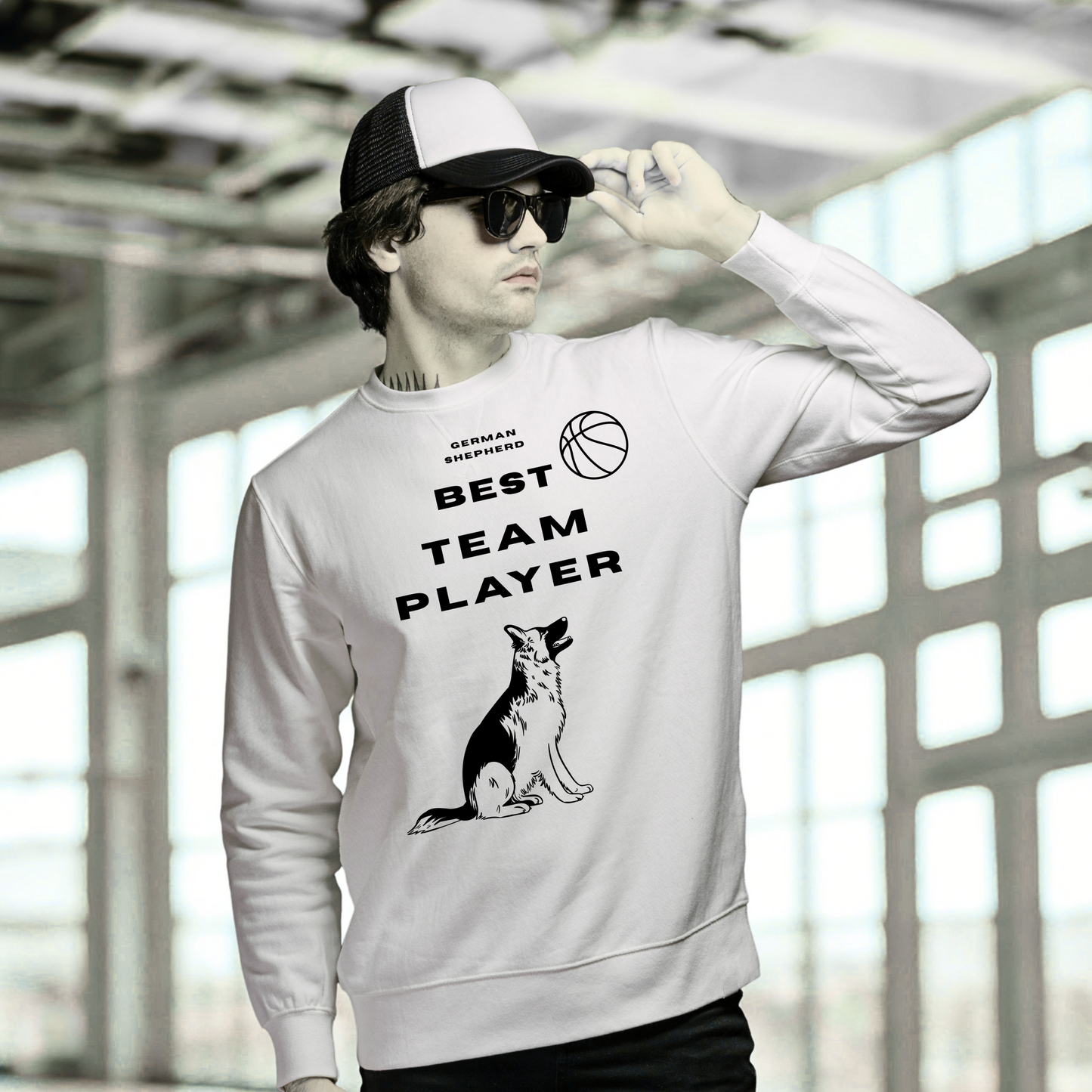 German Shepherd Best Team Player- Sweatshirt