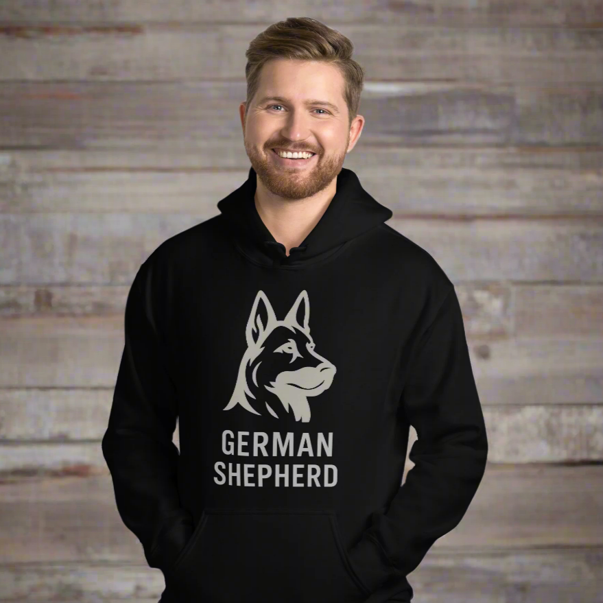 German Shepherd Silhouette- Hoodie